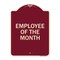 Signmission Designer Series Employee of Month, Burgundy Heavy-Gauge Aluminum Sign, 24" x 18", BU-1824-24104 A-DES-BU-1824-24104 - alternate 1